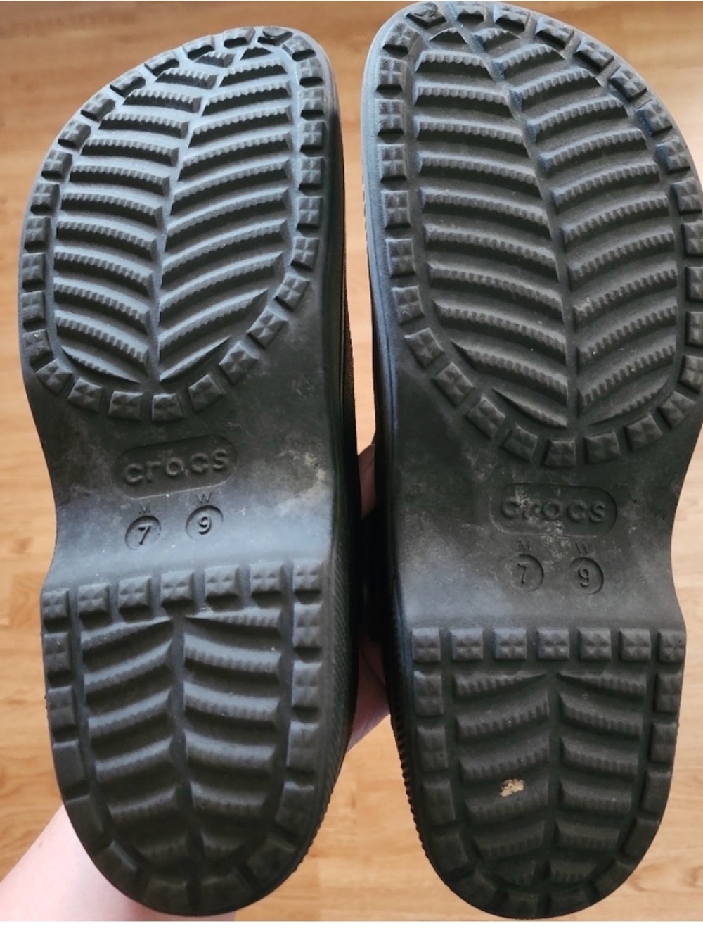 Crocs Black Mary-Jane T-Strap Clog - Picture 3 of 4